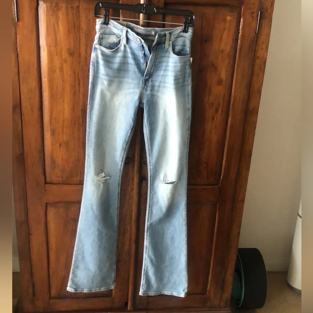Hudson Barbara high rise bootcut Jean / color royalty sz 26 - Picture 8 of 9